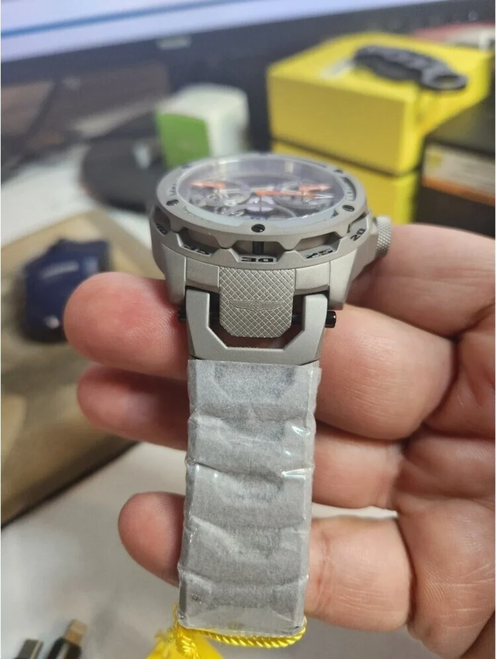 Invicta Eclipse Automatic Shot Blast Titanium 50mm (50036)